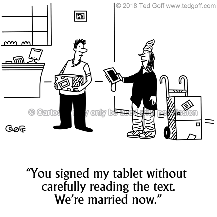 Cartoon about general