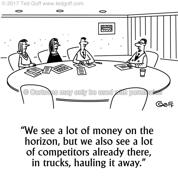 Cartoon about management