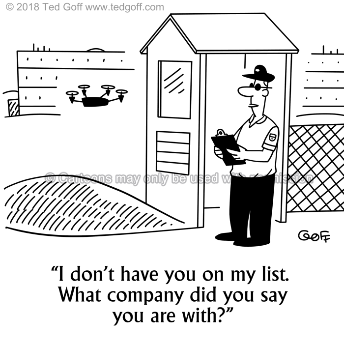 Cartoon about computer