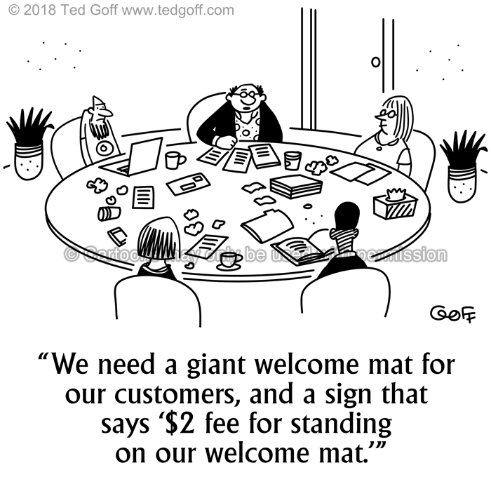 Cartoon about management