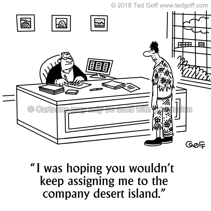 Cartoon about management