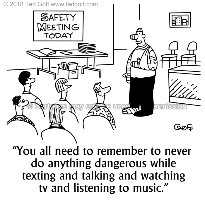 Cartoon about safety