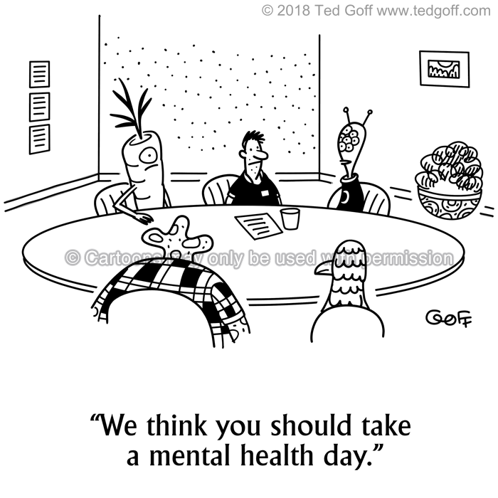 Cartoon about office