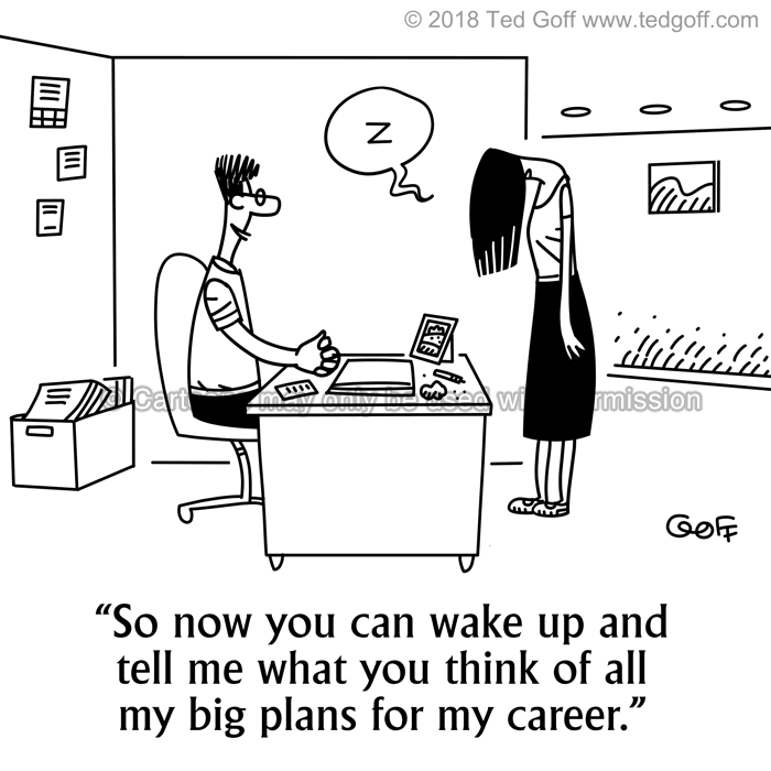 Cartoon about office