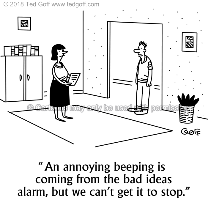 Cartoon about management