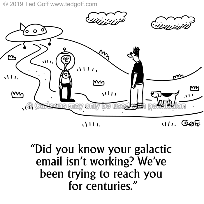 Cartoon about communication