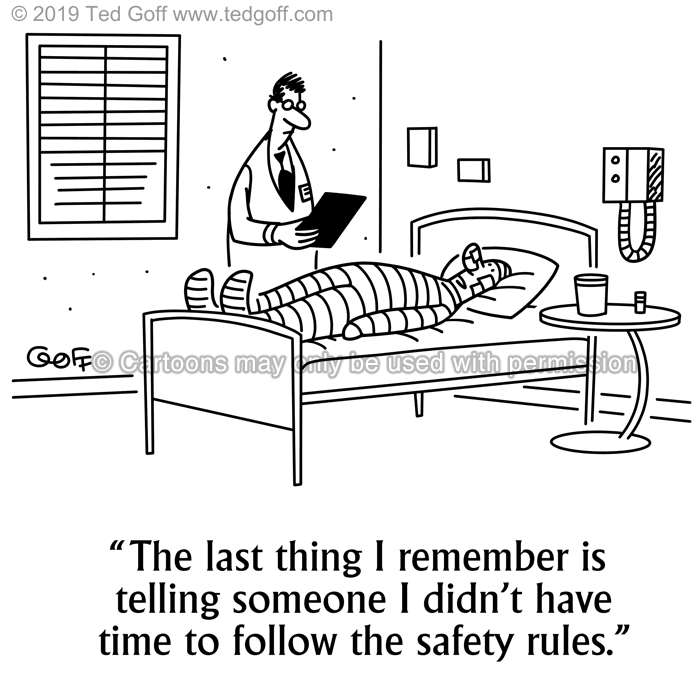 Cartoon about safety