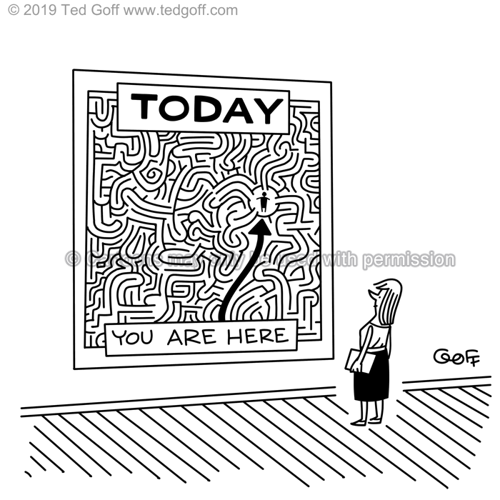 Cartoon about office