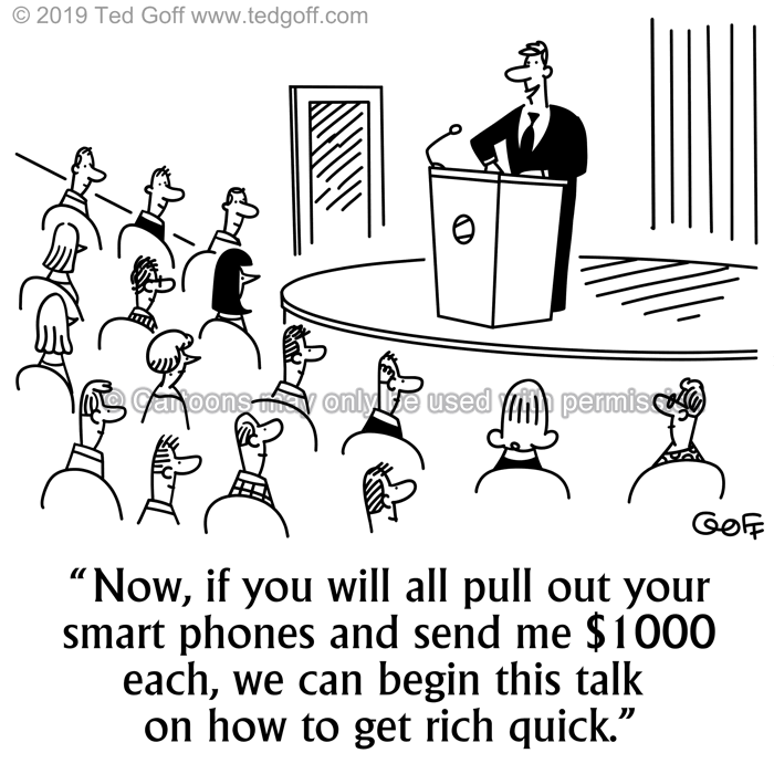 Cartoon about computer