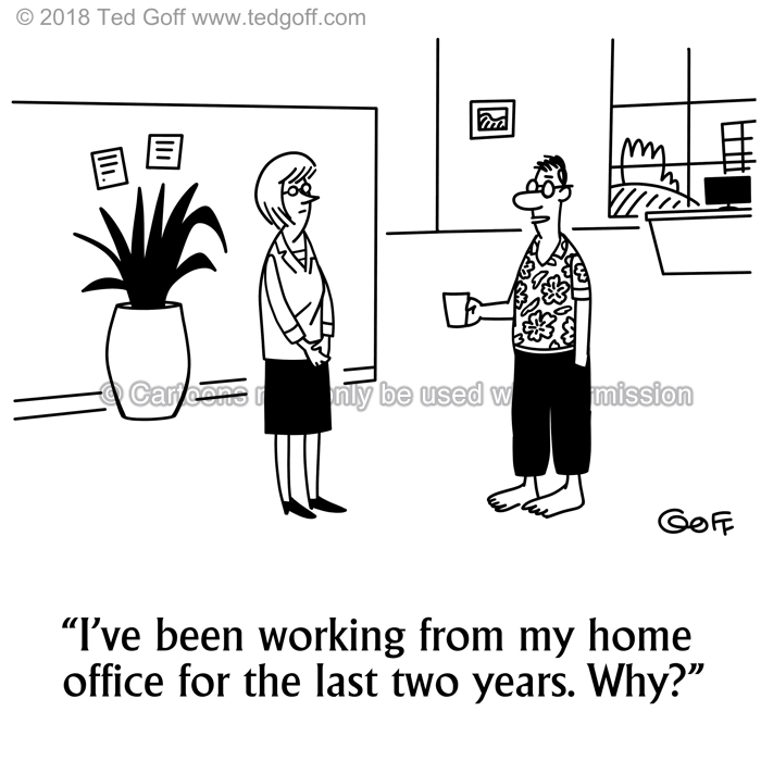 Cartoon about office