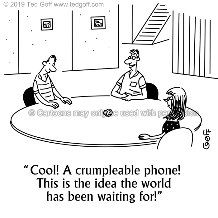 Cartoon about telephone