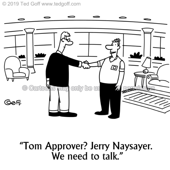 Cartoon about management