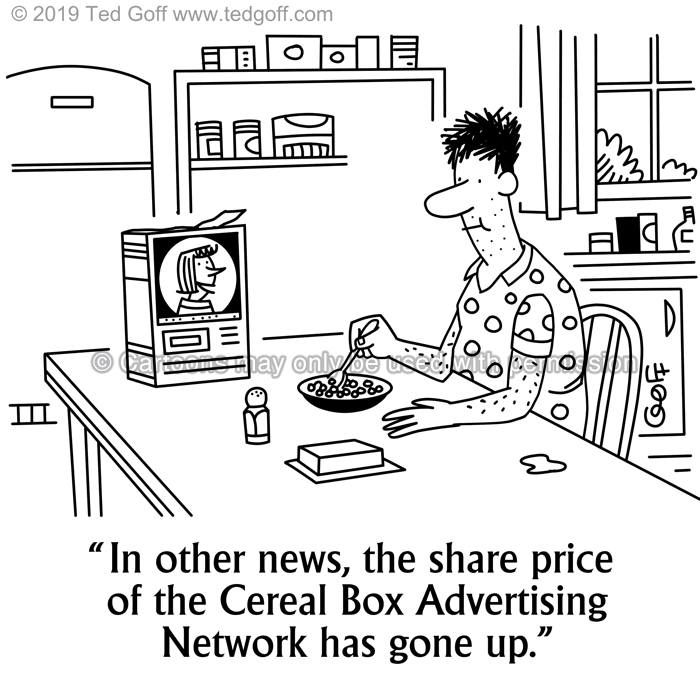 Cartoon about marketing