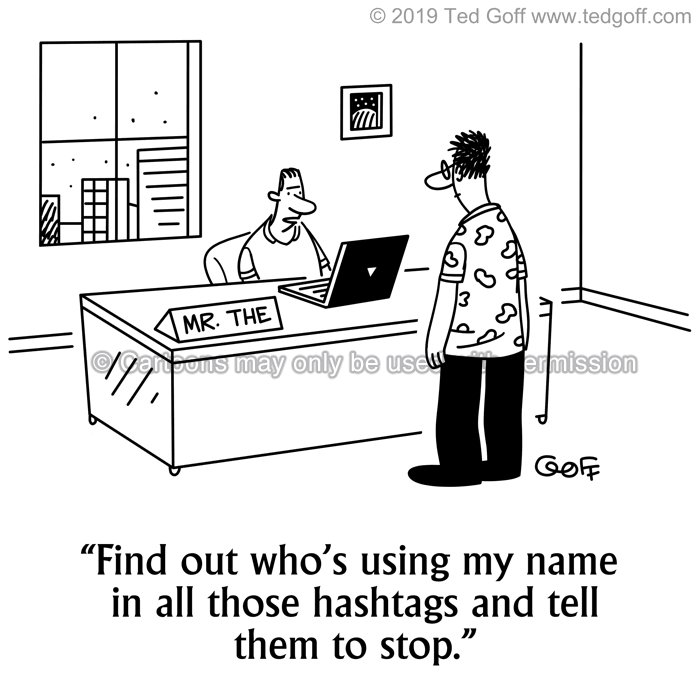 Cartoon about computer