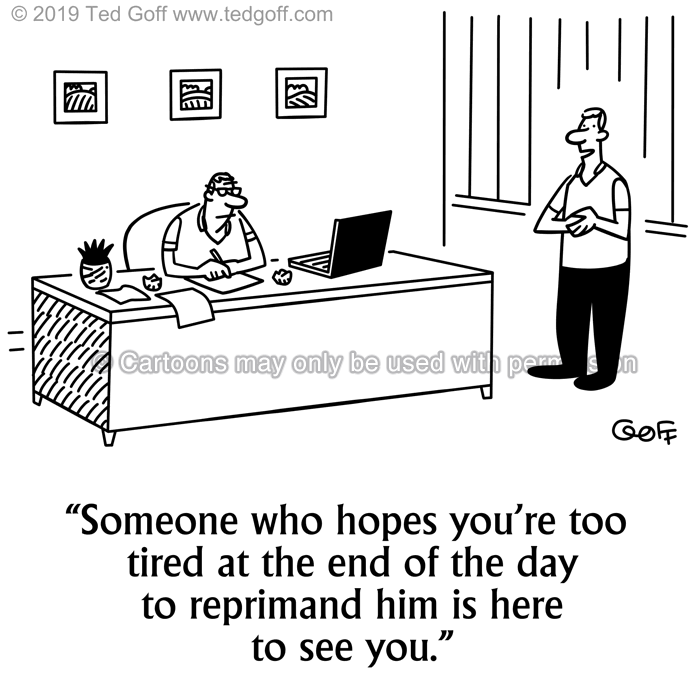 Cartoon about management