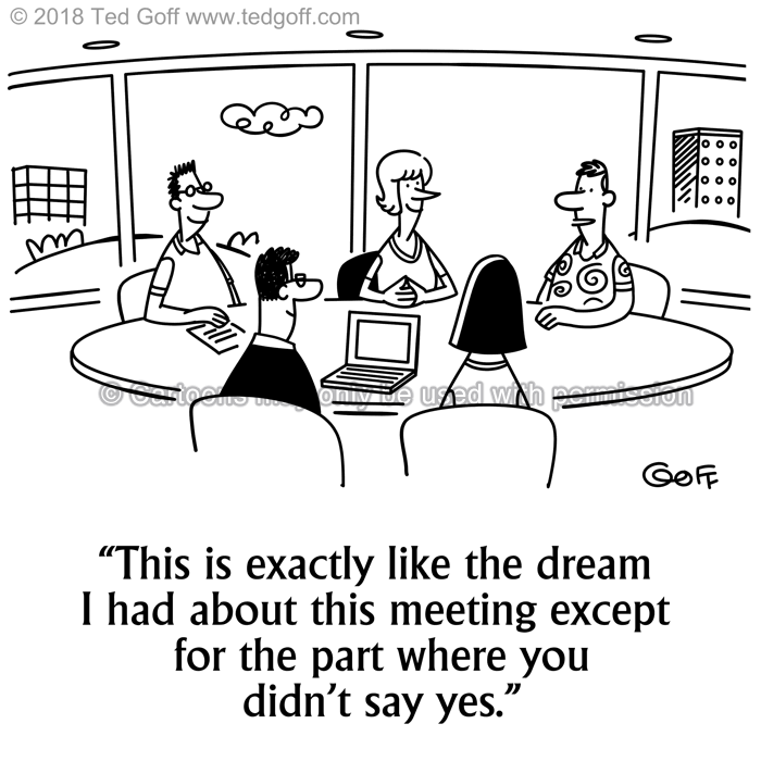 Cartoon about office