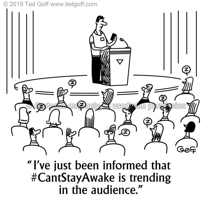 Cartoon about communication