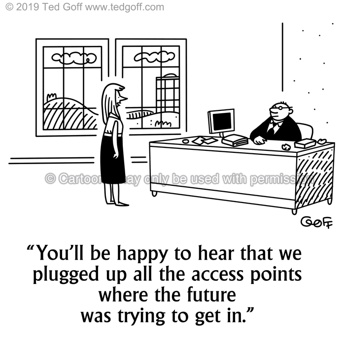 Cartoon about management