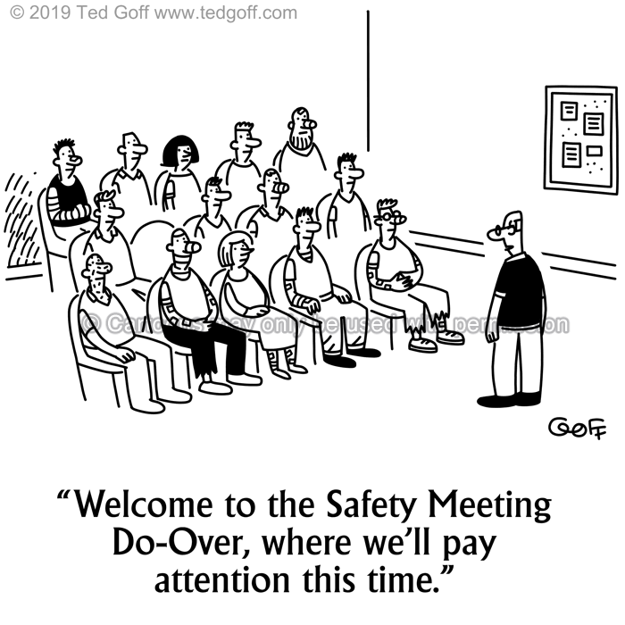Cartoon about safety