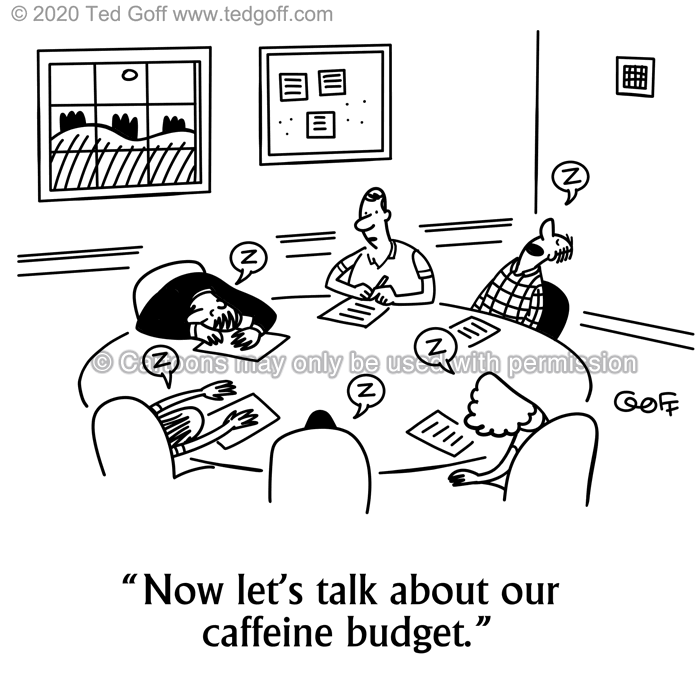 Cartoon about office