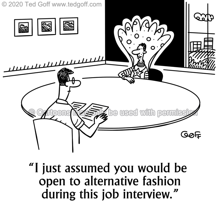 Cartoon about hiring