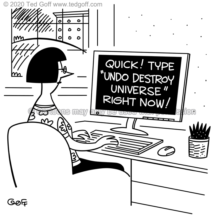 Cartoon about Computer