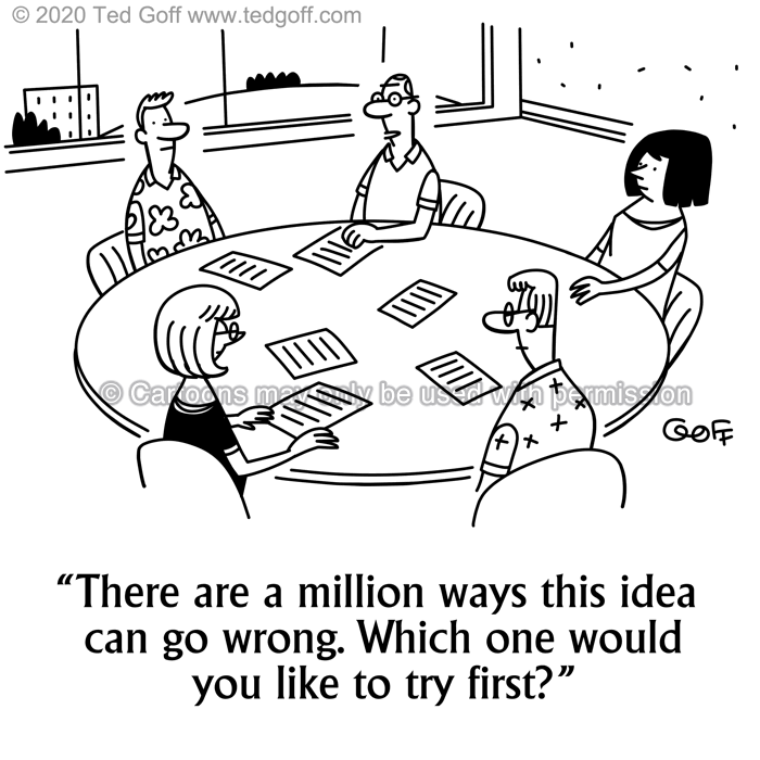 Cartoon about management