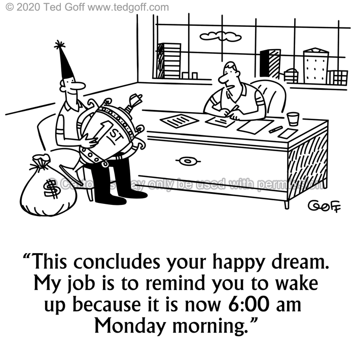 Cartoon about office