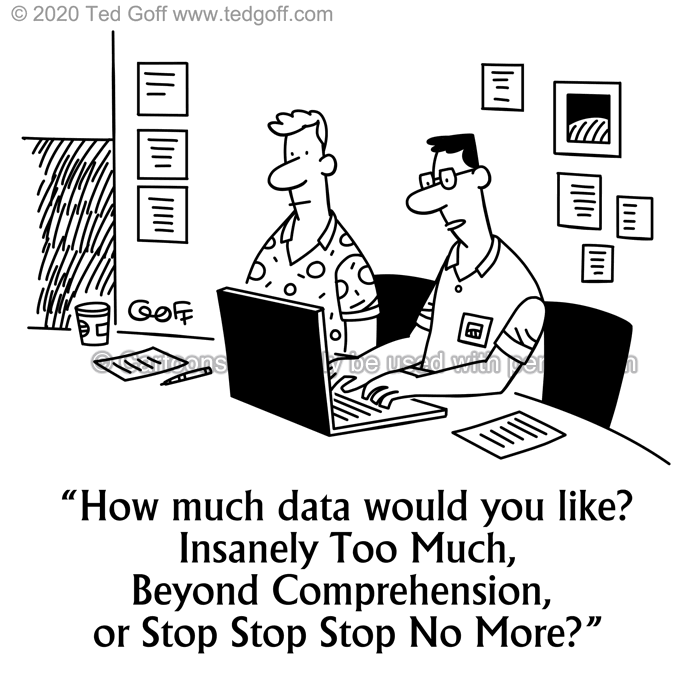 Cartoon about Computer