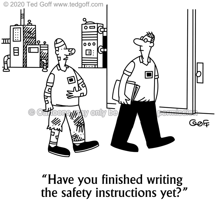 Cartoon about Safety