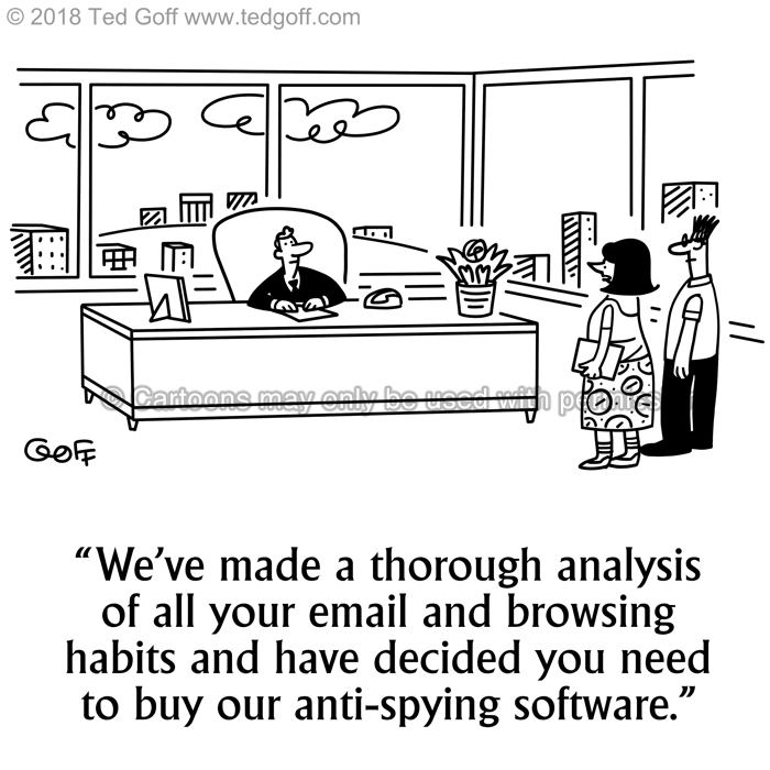 Cartoon about Computer