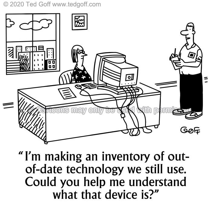 Cartoon about Computer