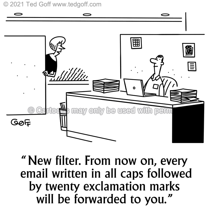 Cartoon about Computer