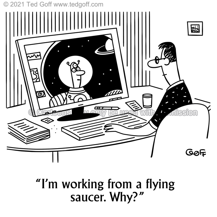 Cartoon about Computer