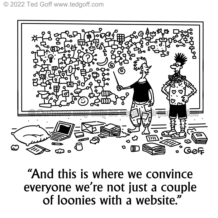 Cartoon about Computer