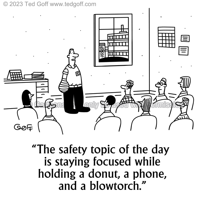 Cartoon about Safety
