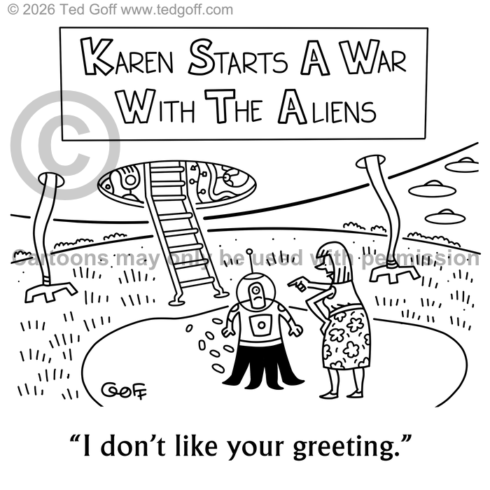 Cartoon about Communication Customer Service